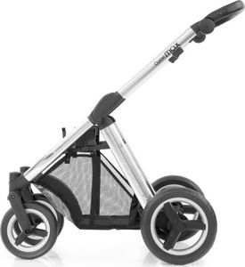 Wózek Oyster Wózek spacerowy Max stelaż lustrzany srebrny 3