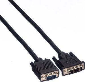 Kabel Value DVI-A - D-Sub (VGA) 2m czarny 1