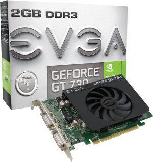 Karta graficzna EVGA GeForce GT 730 2GB DDR3 (128 Bit) (02G-P3-2738-KR) 1