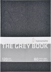 Hahnemühle HAHNEMUHLE THE GREY BOOK - szkicownik z szarymi kartkami 120g 40 ark. A5 uniw 1