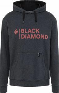 Black Diamond Bluza męska Stacked Logo Hoody Black Heather r. XL 1