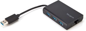 HUB USB Targus 1x RJ-45  + 4x USB-A 3.0 (ACH122EU) 3