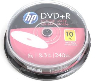HP DVD+R DL 8.5 GB 8x 10 sztuk (HPDDP10+) 1