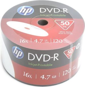 HP DVD-R 4.7 GB 16x 50 sztuk (HPP1650-) 1