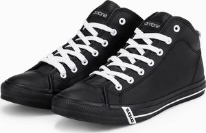 Ombre Trampki męskie za kostkę T330 - czarne 45 3