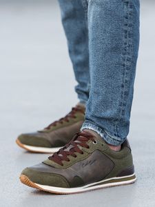 Ombre Buty męskie T332 khaki r. 40 2