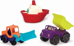 B.Toys Loaders and Floaters Zestaw 3 Mini Pojazdów 1