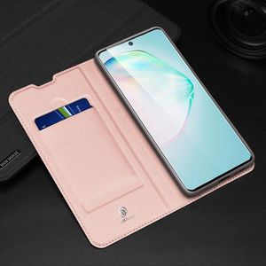Dux Ducis DUX DUCIS Skin Pro kabura etui pokrowiec z klapką Samsung Galaxy S10 Lite różowy uniwersalny 21