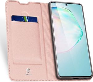 Dux Ducis DUX DUCIS Skin Pro kabura etui pokrowiec z klapką Samsung Galaxy S10 Lite różowy uniwersalny 3