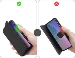 Dux Ducis DUX DUCIS Skin X kabura etui pokrowiec z klapką Samsung Galaxy S10 Lite czarny uniwersalny 8