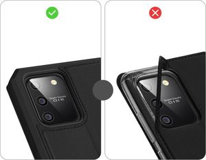 Dux Ducis DUX DUCIS Skin X kabura etui pokrowiec z klapką Samsung Galaxy S10 Lite czarny uniwersalny 9