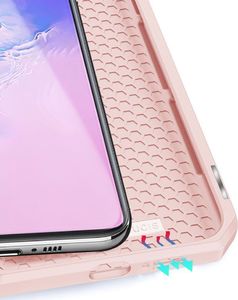 Dux Ducis DUX DUCIS Skin X kabura etui pokrowiec z klapką Samsung Galaxy S10 Lite różowy uniwersalny 7