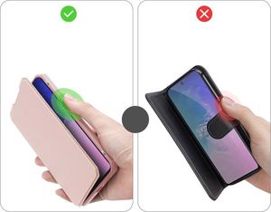 Dux Ducis DUX DUCIS Skin X kabura etui pokrowiec z klapką Samsung Galaxy S10 Lite różowy uniwersalny 10