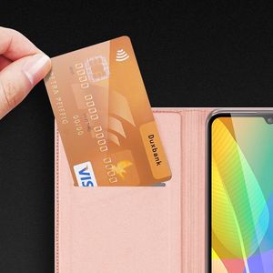 Dux Ducis DUX DUCIS Skin Pro kabura etui pokrowiec z klapką Huawei Y6p różowy uniwersalny 16
