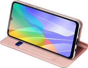 Dux Ducis DUX DUCIS Skin Pro kabura etui pokrowiec z klapką Huawei Y6p różowy uniwersalny 5