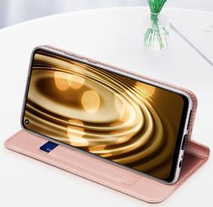 Dux Ducis DUX DUCIS Skin Pro kabura etui pokrowiec z klapką Xiaomi Redmi 10X 4G / Xiaomi Redmi Note 9 różowy uniwersalny 18