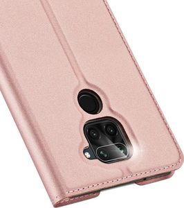 Dux Ducis DUX DUCIS Skin Pro kabura etui pokrowiec z klapką Xiaomi Redmi 10X 4G / Xiaomi Redmi Note 9 różowy uniwersalny 3