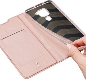 Dux Ducis DUX DUCIS Skin Pro kabura etui pokrowiec z klapką Xiaomi Redmi 10X 4G / Xiaomi Redmi Note 9 różowy uniwersalny 7