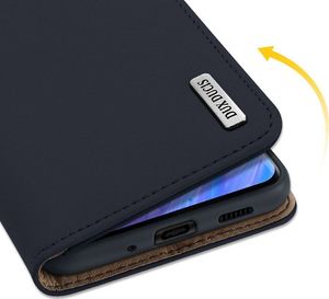 Dux Ducis DUX DUCIS Wish skórzane etui pokrowiec ze skóry naturalnej Samsung Galaxy S20 niebieski uniwersalny 6