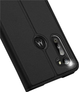 Dux Ducis DUX DUCIS Skin Pro kabura etui pokrowiec z klapką Motorola Moto G8 Power Lite czarny uniwersalny 3