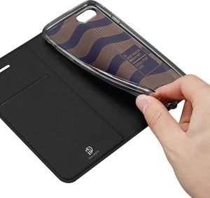 Dux Ducis DUX DUCIS Skin Pro kabura etui pokrowiec z klapką iPhone SE 2020 / iPhone 8 / iPhone 7 czarny uniwersalny 8
