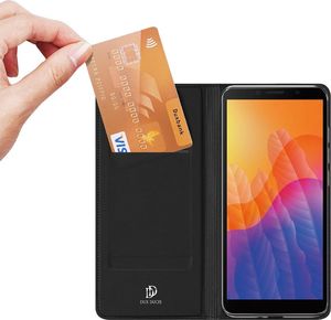 Dux Ducis DUX DUCIS Skin Pro kabura etui pokrowiec z klapką Huawei Y5p czarny uniwersalny 2