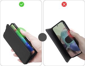 Dux Ducis DUX DUCIS Skin X kabura etui pokrowiec z klapką Samsung Galaxy A71 5G czarny uniwersalny 8