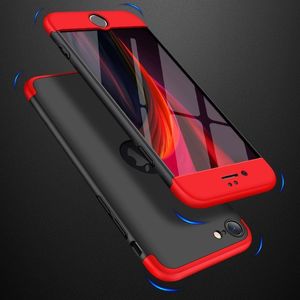 GKK GKK 360 Protection Case etui na całą obudowę przód + tył iPhone SE 2020 czarno-czerwony uniwersalny 4