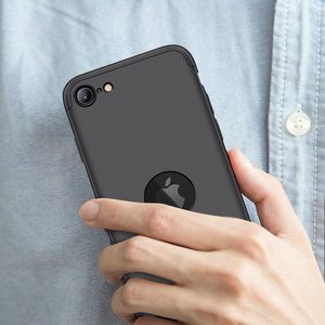 GKK GKK 360 Protection Case etui na całą obudowę przód + tył iPhone SE 2020 czarny uniwersalny 8