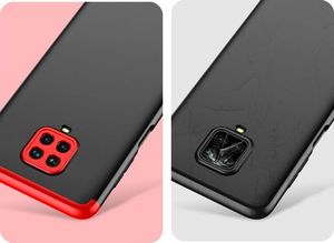 GKK GKK 360 Protection Case etui na całą obudowę przód + tył Xiaomi Redmi Note 9 Pro / Redmi Note 9S czarny uniwersalny 9
