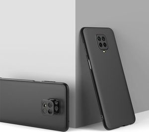 GKK GKK 360 Protection Case etui na całą obudowę przód + tył Xiaomi Redmi Note 9 Pro / Redmi Note 9S czarny uniwersalny 10