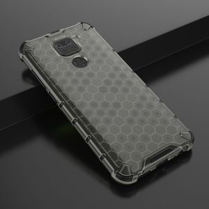 Hurtel Honeycomb etui pancerny pokrowiec z żelową ramką Xiaomi Redmi 10X 4G / Xiaomi Redmi Note 9 czarny uniwersalny 13