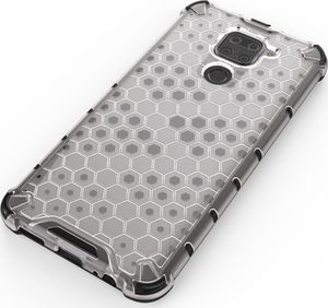 Hurtel Honeycomb etui pancerny pokrowiec z żelową ramką Xiaomi Redmi 10X 4G / Xiaomi Redmi Note 9 czarny uniwersalny 4