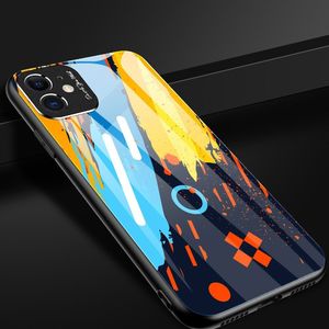 Hurtel Color Glass Case etui pokrowiec nakładka ze szkła hartowanego z osłoną na aparat Xiaomi Redmi Note 9 Pro / Redmi Note 9S pattern 4 uniwersalny 10