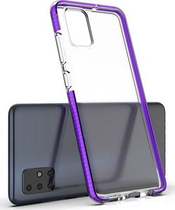 Hurtel Spring Case pokrowiec żelowe etui z kolorową ramką do Xiaomi Redmi 10X 4G / Xiaomi Redmi Note 9 jasnoniebieski uniwersalny 3