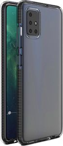 Hurtel Spring Case pokrowiec żelowe etui z kolorową ramką do Xiaomi Redmi 10X 4G / Xiaomi Redmi Note 9 czarny uniwersalny (61306-uniw) - 61306-uniw 1