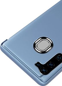 Hurtel Clear View Case futerał etui z klapką Samsung Galaxy A21S czarny uniwersalny 8