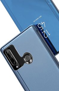 Hurtel Clear View Case futerał etui z klapką Huawei Y6p różowy uniwersalny 5