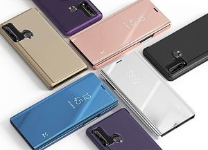 Hurtel Clear View Case futerał etui z klapką Huawei Y6p różowy uniwersalny 8