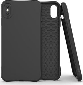 Hurtel Soft Color Case elastyczne żelowe etui do iPhone XS Max czarny uniwersalny 1