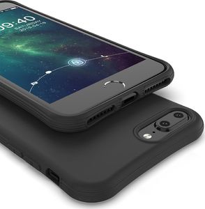 Hurtel Soft Color Case elastyczne żelowe etui do iPhone 8 Plus / iPhone 7 Plus czarny uniwersalny 3