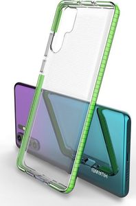 Hurtel Spring Case pokrowiec żelowe etui z kolorową ramką do Huawei P30 Pro miętowy uniwersalny 2
