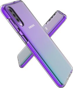 Hurtel Spring Case pokrowiec żelowe etui z kolorową ramką do Samsung Galaxy A40 miętowy uniwersalny 3