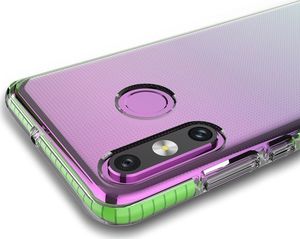 Hurtel Spring Case pokrowiec żelowe etui z kolorową ramką do Huawei P30 Lite jasnoróżowy uniwersalny 2