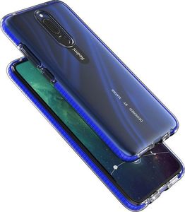 Hurtel Spring Case pokrowiec żelowe etui z kolorową ramką do Xiaomi Redmi 8A / Xiaomi Redmi 8 jasnoniebieski uniwersalny 2