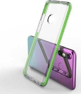 Hurtel Spring Case pokrowiec żelowe etui z kolorową ramką do Huawei P30 Lite jasnoniebieski uniwersalny 3