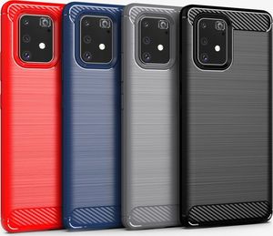 Hurtel Carbon Case elastyczne etui pokrowiec Samsung Galaxy S10 Lite czarny uniwersalny 12