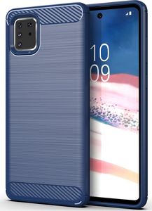 Hurtel Carbon Case elastyczne etui pokrowiec Samsung Galaxy Note 10 Lite niebieski uniwersalny 1
