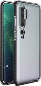 Hurtel Spring Case pokrowiec żelowe etui z kolorową ramką do Xiaomi Mi Note 10 / Mi Note 10 Pro / Mi CC9 Pro czarny uniwersalny 1