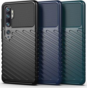 Hurtel Thunder Case elastyczne pancerne etui pokrowiec Xiaomi Mi Note 10 / Mi Note 10 Pro / Mi CC9 Pro zielony uniwersalny 12